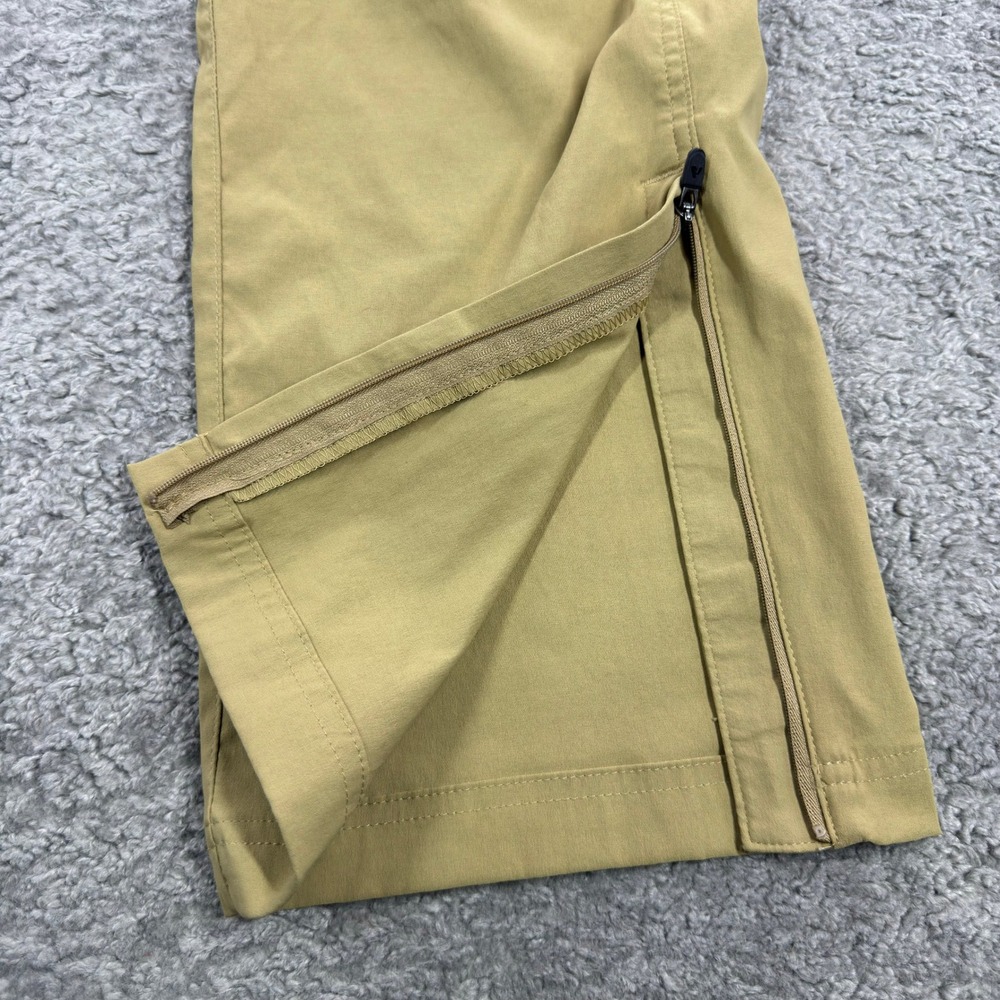 Eddie Bauer First Ascent Mens 35x30 Convertible Zip Off Hiking Pants Tan Khaki‎ - Picture 10 of 11